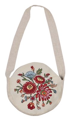 Tapestry bag with Velcro fastening ROUND1010SM, Ø25, Round, Casual, Without lurex, 75% polyester, 22% cotton, 3% acrylic