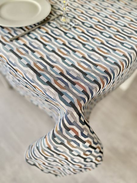 Tapestry tablecloth ZOOM007, 137х240, Rectangular, Everyday, Without lurex, 75% polyester, 22% cotton, 3% acrylic