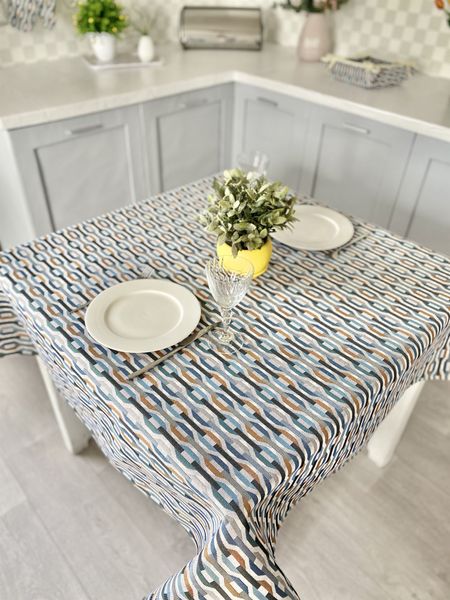 Tapestry tablecloth ZOOM007, 137х240, Rectangular, Everyday, Without lurex, 75% polyester, 22% cotton, 3% acrylic