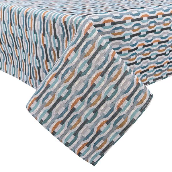 Tapestry tablecloth ZOOM007, 137х240, Rectangular, Everyday, Without lurex, 75% polyester, 22% cotton, 3% acrylic