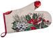 Tapestry oven mitten CABETO, 17х30, 30, 17, New Year's, Silver lurex, 75% polyester, 22% cotton, 3% acrylic, Tapestry