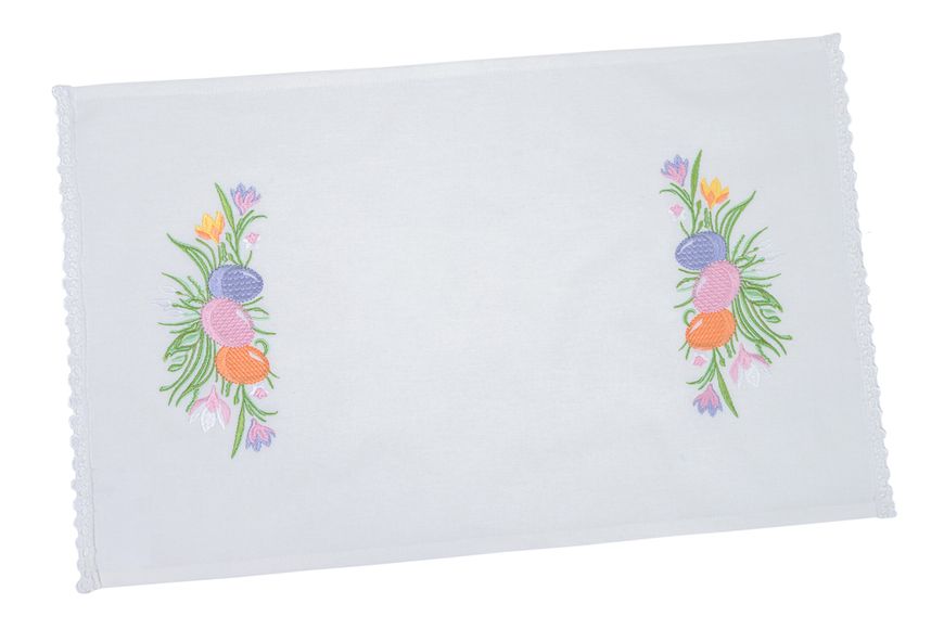 Towel for the Easter basket RKVV01, 31x65, Rectangular, Easter, Embroidery, 70% cotton, 30% polyester