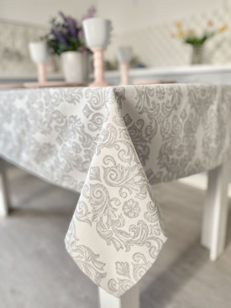 Teflon-coated tablecloth NIGHT039.CO080, 120x160, Rectangular, Classic, Teflon-coated, 100% polyester, Water repellent