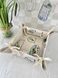 Tapestry bread basket EDEN057-KH, 20х20х8, 20, 20, 8, Square, Everyday, Without lurex, 75% polyester, 22% cotton, 3% acrylic, Tapestry