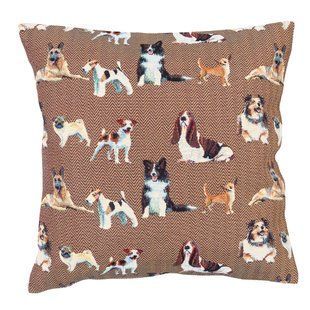 Наволочка гобеленова одностороння DOGS-NV1 (45x45) DOGS-NV1 фото