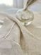 Linen tablecloth SKLB24D1, 85x85, Square, Monochrome, Embroidery, 100% linen