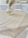 Linen tablecloth SKLB24D1, 85x85, Square, Monochrome, Embroidery, 100% linen