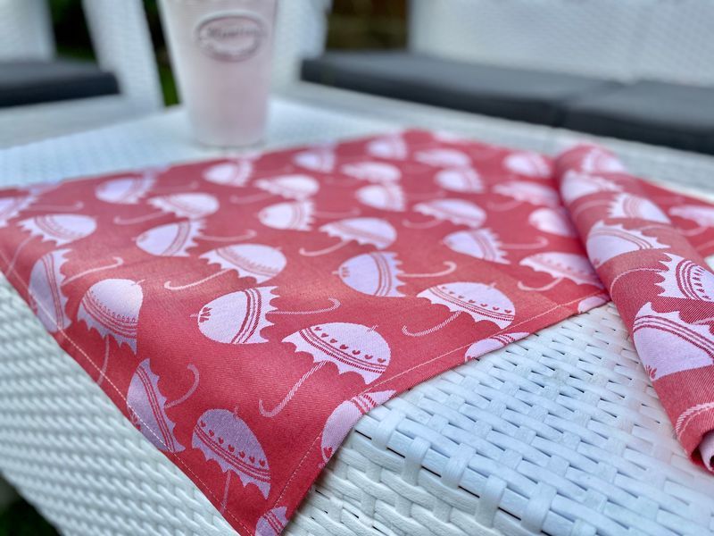 Ręcznik kuchenny "Parasole" RKM03, 40x60, Prostokątny, Zwykły, 100% bawełna, Merceryzowana bawełna