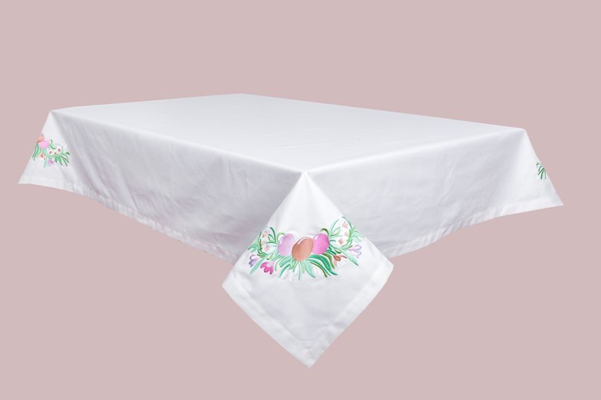 Embroidered Easter tablecloth SKVV01, 140x180, Rectangular, Easter, Embroidery, 70% cotton, 30% polyester