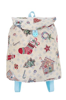 Рюкзачок дитячий гобеленовий EDEN014-RD "Різдв'яні мрії" (25x37x6) EDEN014-RD фото