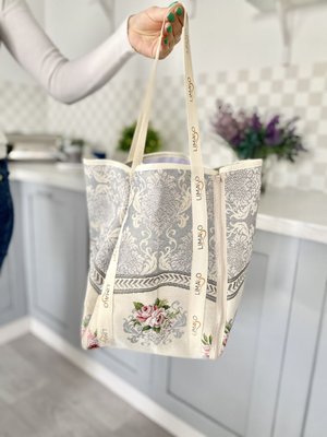 Tapestry picnic bag ROUND386LI-SMP, Ø90, Round, Casual, Without lurex, 75% polyester, 22% cotton, 3% acrylic