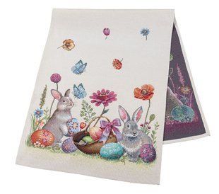 Tapestry table runner RUNNER1017-45, 45x140, 140, 45, Rectangular, Easter, Without lurex, 75% polyester, 22% cotton, 3% acrylic, Tapestry