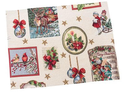 Серветка-підкладка гобеленова EDEN535-34 "Різдв'яні традиції" (34x44) EDEN535-34 фото