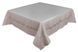 Lniany obrus SKLB33, 140x140, Kwadrat, Monochromatyczny, Haft, 100% len