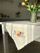 Embroidered Easter tablecloth SKVV05, 100x100, Square, Easter, Embroidery, 100% linen