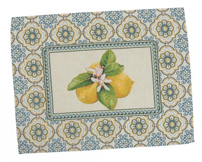 Tapestry placemat LIMA009, 37x49, Rectangular, Casual, Without lurex, 75% polyester, 22% cotton, 3% acrylic