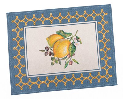 Tapestry placemat LIMA041, 37x49, Rectangular, Casual, Without lurex, 75% polyester, 22% cotton, 3% acrylic