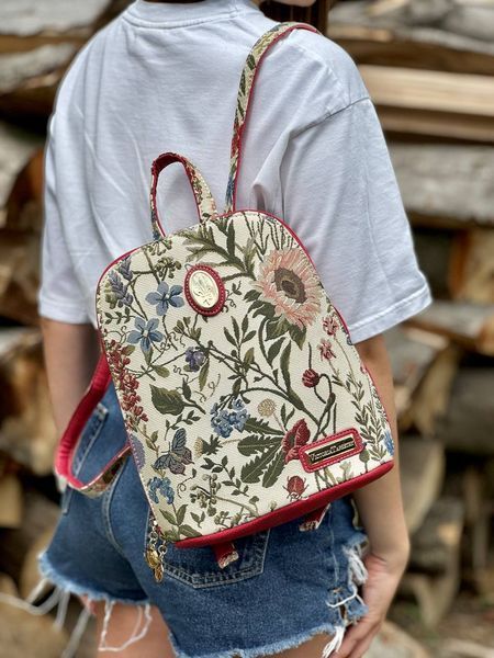Tapestry shopping bag SG08, 24х29х9, 29, 24, 9, Everyday, Without lurex, 75% polyester, 22% cotton, 3% acrylic, Tapestry