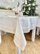 Linen tablecloth SKLB30, 140x140, Square, Monochrome, Embroidery, 100% linen