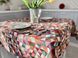 Tapestry tablecloth GEO117, 97х100, Square, Everyday, Without lurex, 75% polyester, 22% cotton, 3% acrylic