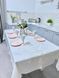 Tablecloth with embroidery SKV08, 137х280, Rectangular, Everyday, Embroidery, 100% linen
