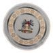 Tapestry placemat with lace ROUND723M-45D Christmas in Mountains