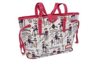 Torba na zakupy z gobelinu Lana SG06, 28x40, Zwykły, Bez lureksu, 75% poliester, 22% bawełna, 3% akryl, Gobelin
