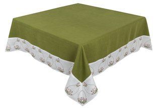 Haftowany obrus wielkanocny SKVV038A, 136x300, Prostokątny, Wielkanoc, Haft, 100% len