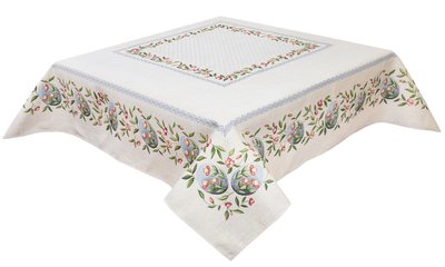 Tapestry tablecloth RUNNER655, 137х280, Rectangular, Easter, Without lurex, 75% polyester, 22% cotton, 3% acrylic