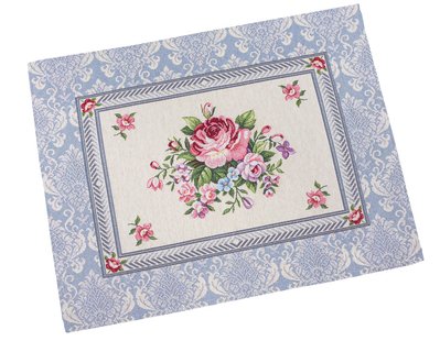 Tapestry placemat RUNNER386GR, 37x49, Rectangular, Casual, Without lurex, 75% polyester, 22% cotton, 3% acrylic