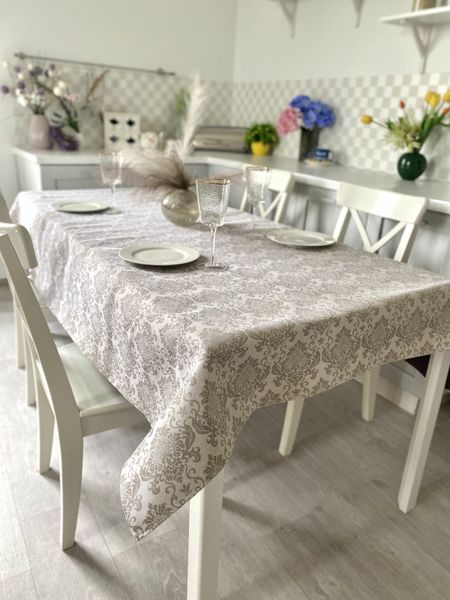 Tapestry tablecloth EDEN391NA, 137х137, Square, Everyday, Without lurex, 75% polyester, 22% cotton, 3% acrylic