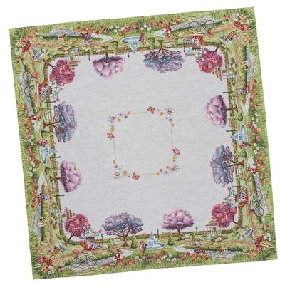 Tapestry tablecloth RUNNER1178, 97х100, Square, Everyday, Without lurex, 75% polyester, 22% cotton, 3% acrylic