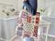 Tapestry shopping bag SM0065, 35х40, 40, 35, Rectangular, Everyday, Without lurex, 75% polyester, 22% cotton, 3% acrylic, Tapestry