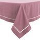 Linen tablecloth SKLB28-1, 140x140, Square, Monochrome, Embroidery, 100% linen
