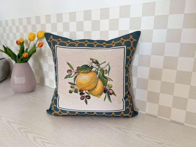 Single-sided tapestry cushion cover LIMA041