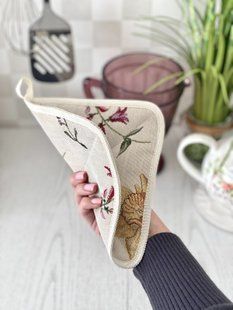 Tapestry kitchen potholder EDEN ANASTASIA-PK20, 20x20, Square, Everyday, Without lurex, 60% polyester, 24% cotton, 16% acrylic, Tapestry