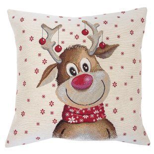 Single-sided tapestry cushion cover KISS602