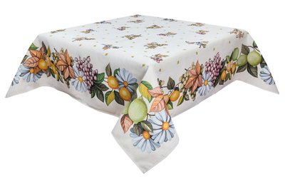 Tapestry tablecloth RUNNER LIMA020, 137х137, Square, Casual, Without lurex, 75% polyester, 22% cotton, 3% acrylic