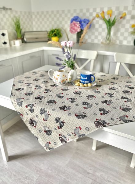 Tapestry tablecloth EDEN465B, 97х100, Square, Everyday, Without lurex, 75% polyester, 22% cotton, 3% acrylic