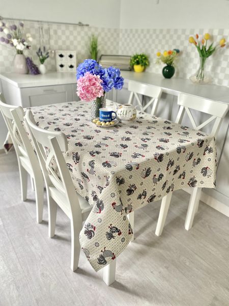 Tapestry tablecloth EDEN465B, 137х280, Rectangular, Everyday, Without lurex, 75% polyester, 22% cotton, 3% acrylic