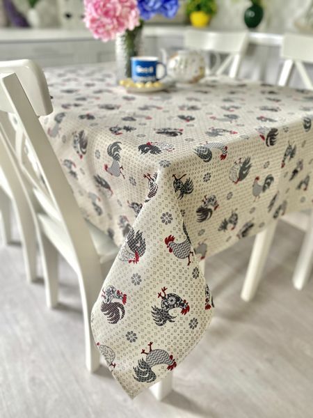 Tapestry tablecloth EDEN465B, 137х280, Rectangular, Everyday, Without lurex, 75% polyester, 22% cotton, 3% acrylic