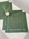 Linen placemat SRLB44, 40x40, Square, Monochrome, Embroidery, 100% linen