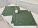Linen placemat SRLB44, 40x40, Square, Monochrome, Embroidery, 100% linen