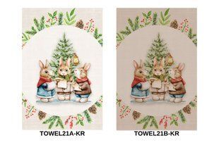 Набір з 2 шт. кухонних рушників "Bunny Choir" SET TOWELS-21 SET TOWELS-21 фото