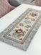 Tapestry table runner RUNNER386GR, 37х100, 100, 37, Rectangular, Flower, Without lurex, 75% polyester, 22% cotton, 3% acrylic, Tapestry