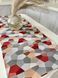 Tapestry table runner GEO167, 37х100, 100, 37, Rectangular, Geometry, Without lurex, 75% polyester, 22% cotton, 3% acrylic, Tapestry