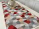 Tapestry table runner GEO167, 37х100, 100, 37, Rectangular, Geometry, Without lurex, 75% polyester, 22% cotton, 3% acrylic, Tapestry