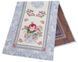 Tapestry table runner RUNNER386GR, 37х100, 100, 37, Rectangular, Flower, Without lurex, 75% polyester, 22% cotton, 3% acrylic, Tapestry