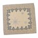 Tapestry placemat RUNNER908 "Polar Express", 17x18, Square, New Year's, Golden lurex, 75% polyester, 22% cotton, 3% acrylic