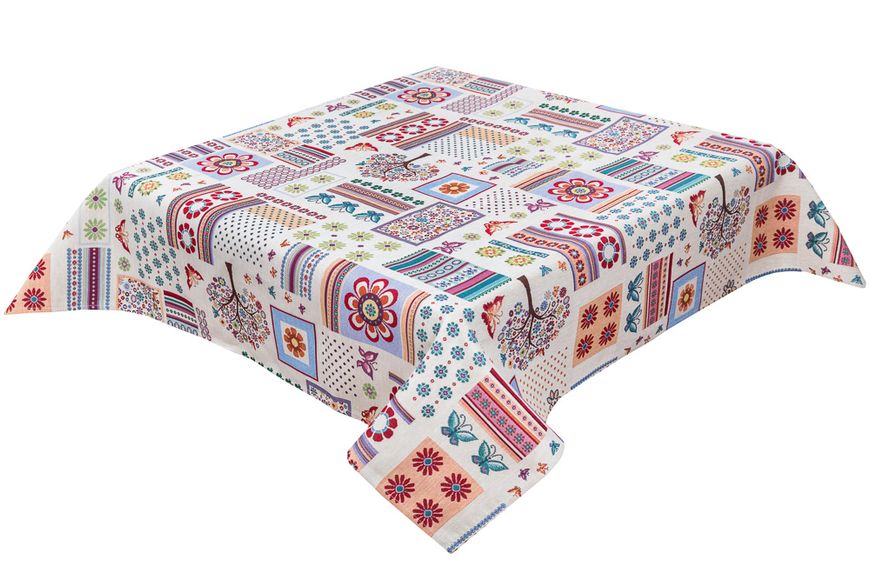 Tapestry tablecloth SK0065, 137х137, Square, Everyday, Without lurex, 75% polyester, 22% cotton, 3% acrylic